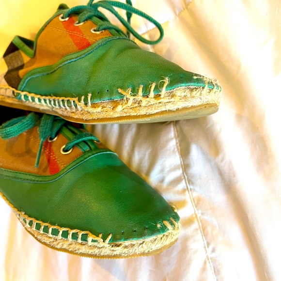 Burberry kids shoes loafers mulloy Green unisex - Picture 4 of 6